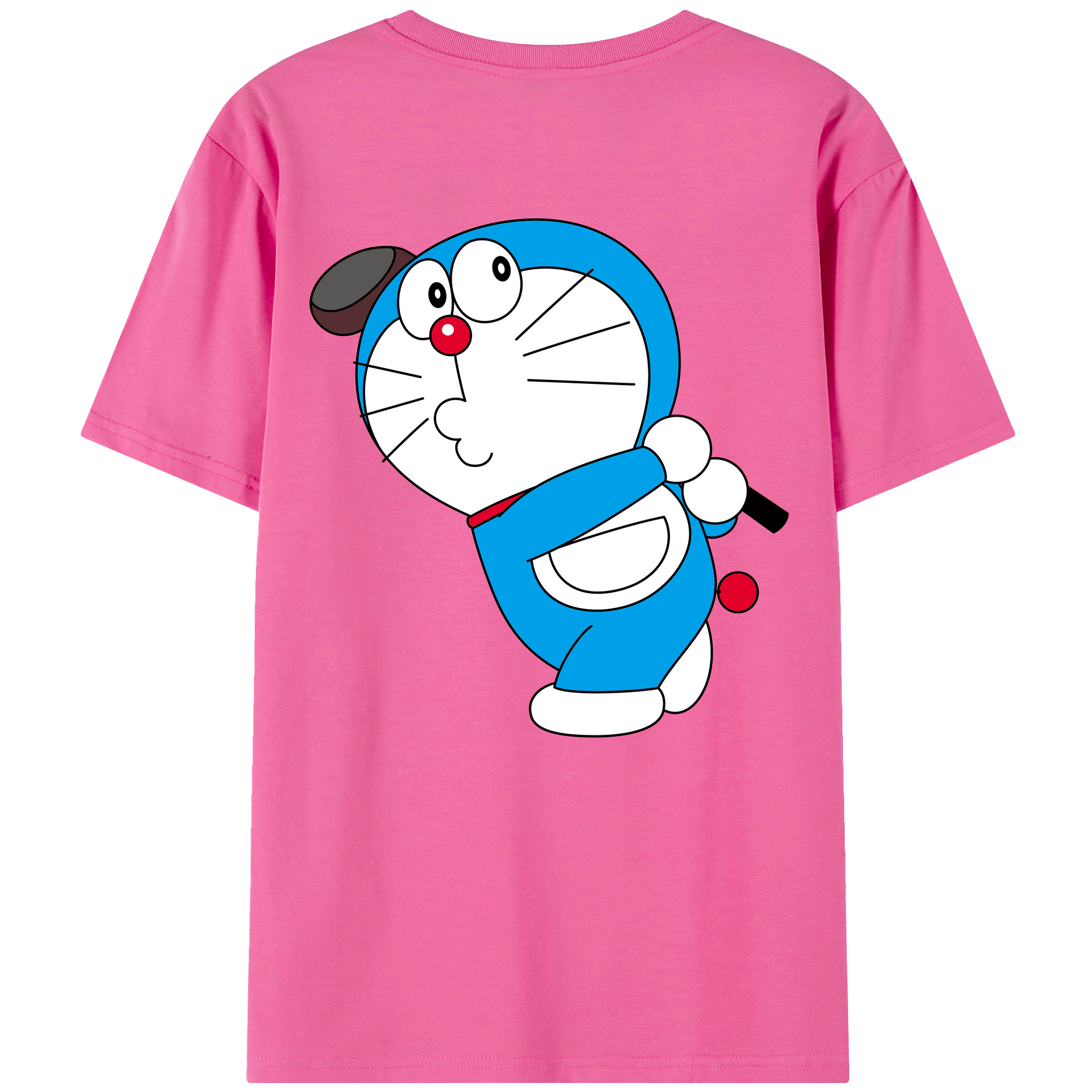 （画像用） ドラえもん Doraemon レディース半袖Tシャツ(バックプリント)